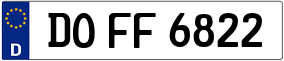 Truck License Plate